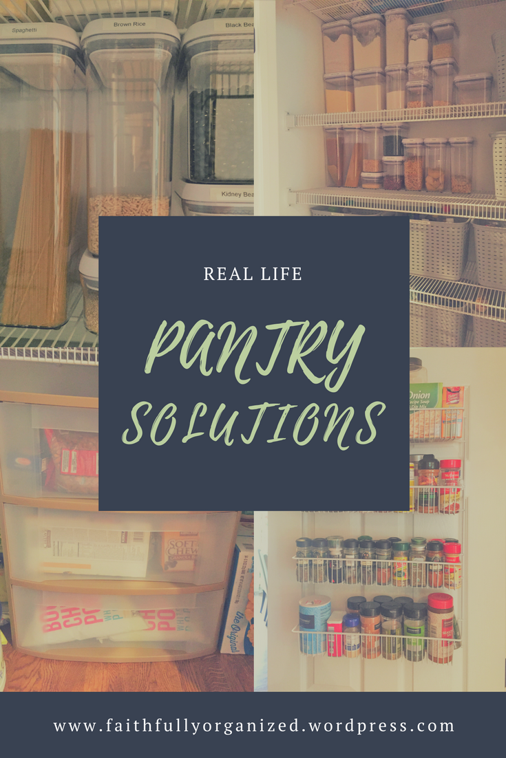 Organize your pantry with real life solutions.